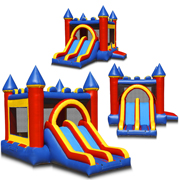 inflatable combo slide bounce houses